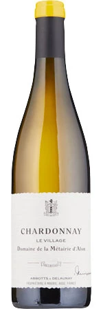 Abbotts & Delaunay, Domaine De La Métairie D′Alon ′Le Village′ Organic Chardonnay 2021, Languedoc