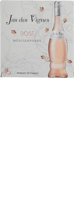 Jas Des Vignes Rosé Boxed Wine 2.25L, IGP Méditerranée