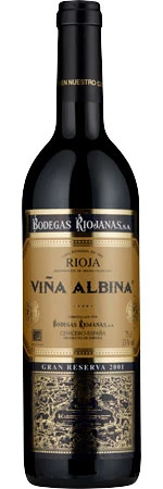 Bodegas Riojanas ′Viña Albina′ Rioja Gran Reserva 2001